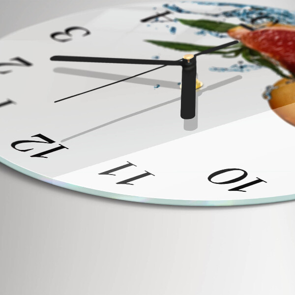 Round wall clock Grapefruit