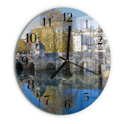Round wall clock Bridge