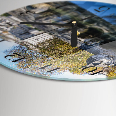 Round wall clock Bridge