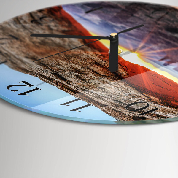 Round wall clock Grand Canyon