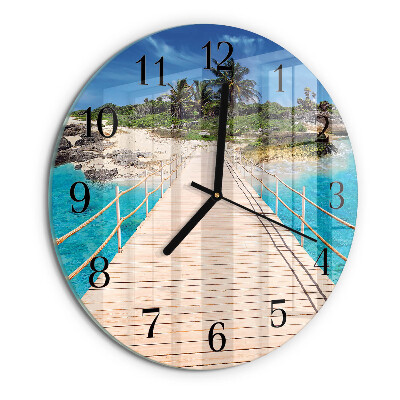 Round wall clock Island Bridge