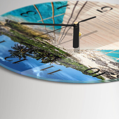 Round wall clock Island Bridge