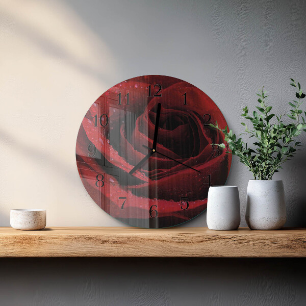 Round wall clock Rose