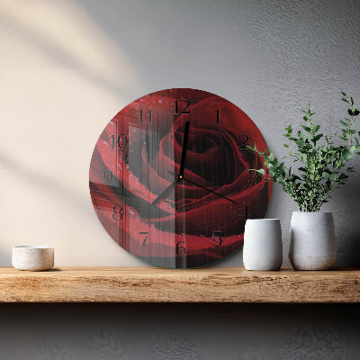 Round wall clock Rose