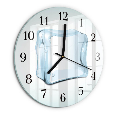 Round wall clock Ice