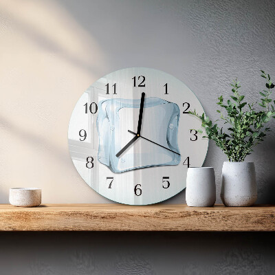 Round wall clock Ice