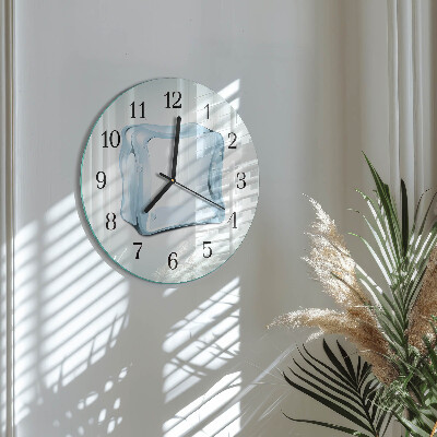 Round wall clock Ice
