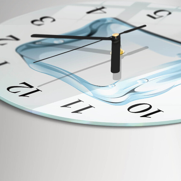 Round wall clock Ice
