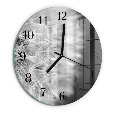 Round wall clock Dandelion