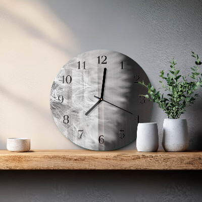 Round wall clock Dandelion