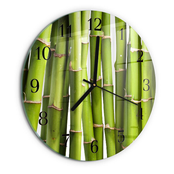 Round wall clock Bamboos