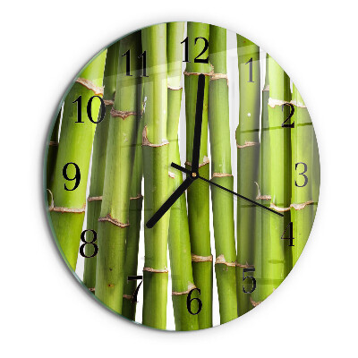 Round wall clock Bamboos