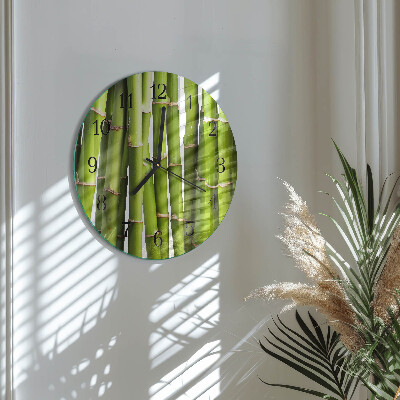 Round wall clock Bamboos