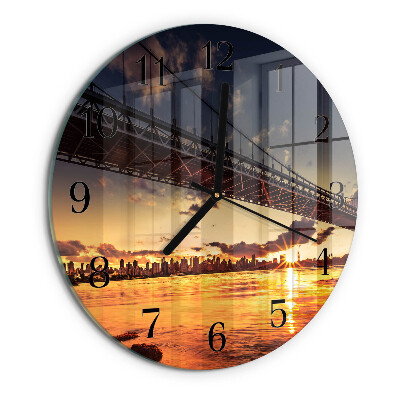 Round wall clock Bridge River
