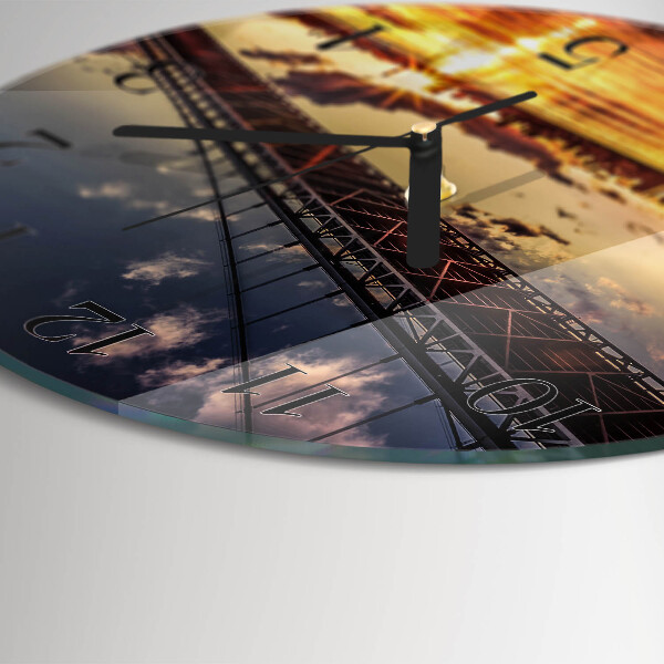 Round wall clock Bridge River
