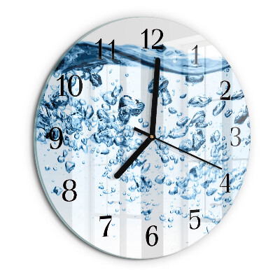 Round wall clock Water
