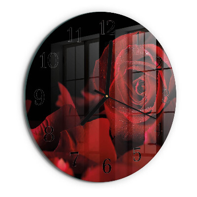 Round wall clock Rose