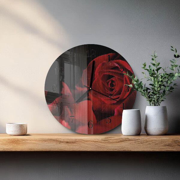 Round wall clock Rose