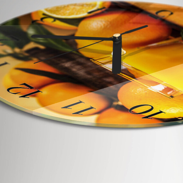 Round wall clock Oranges