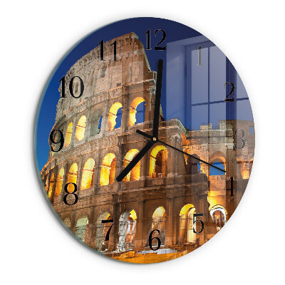 Round wall clock Colosseum