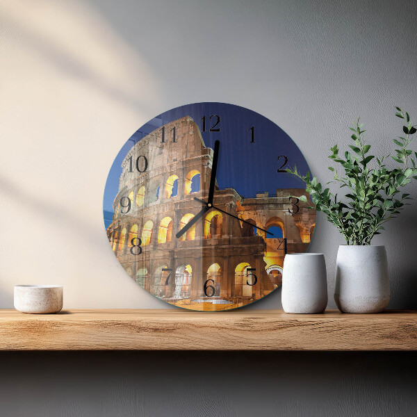 Round wall clock Colosseum