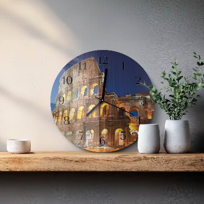 Round wall clock Colosseum