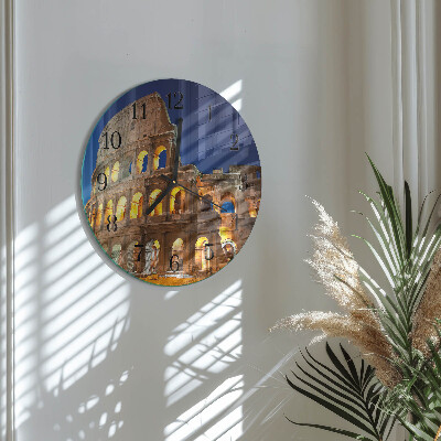 Round wall clock Colosseum