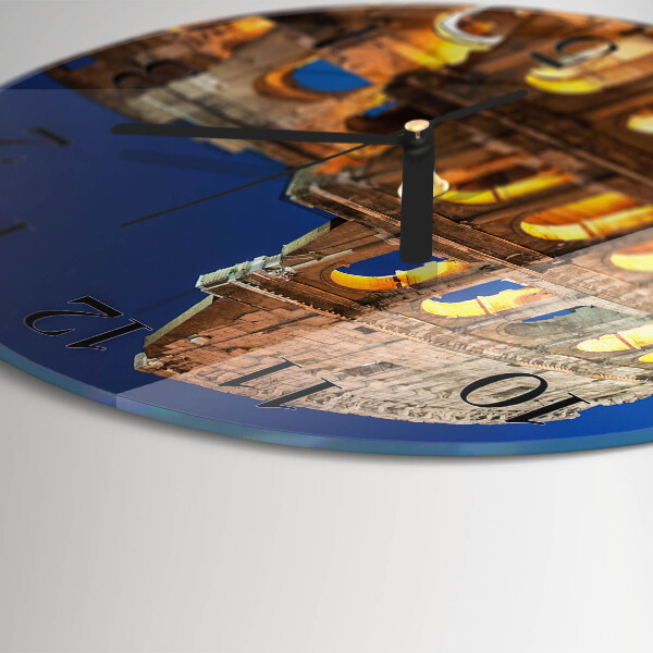 Round wall clock Colosseum