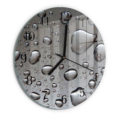 Round wall clock Drops