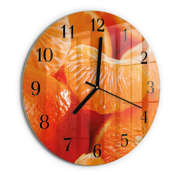 Round wall clock Tangerines
