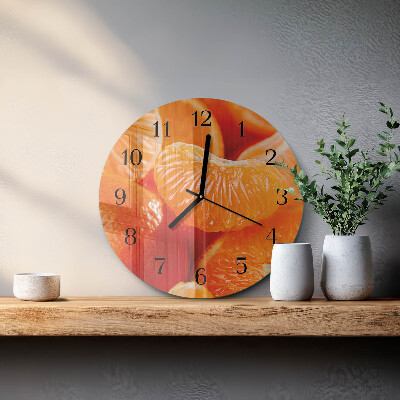 Round wall clock Tangerines