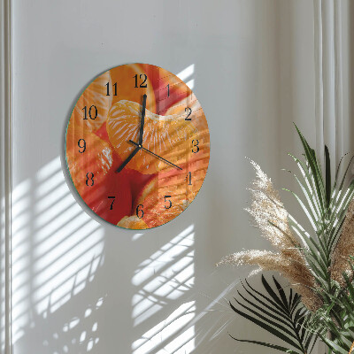 Round wall clock Tangerines