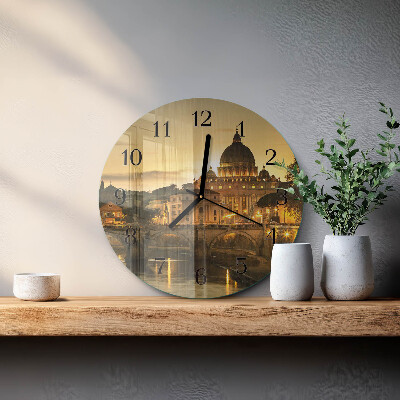 Round wall clock Basilica