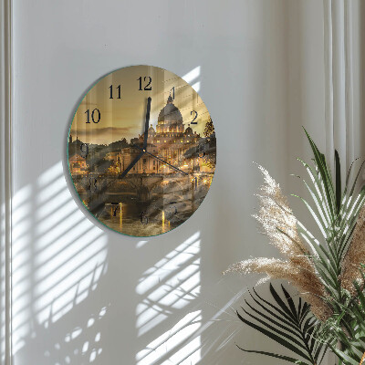 Round wall clock Basilica