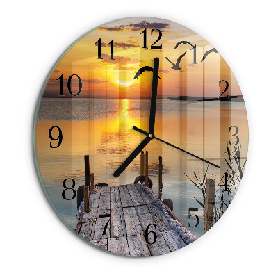 Round wall clock Bridge Lake