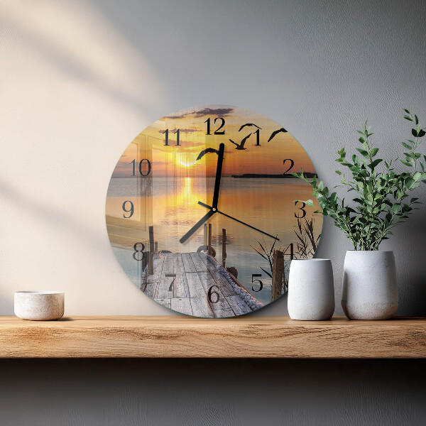 Round wall clock Bridge Lake