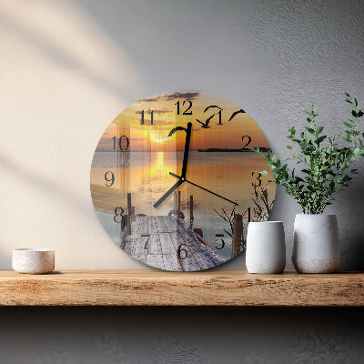 Round wall clock Bridge Lake
