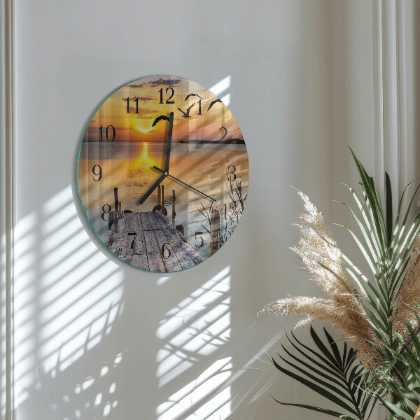 Round wall clock Bridge Lake