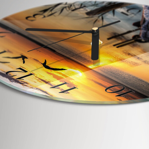 Round wall clock Bridge Lake