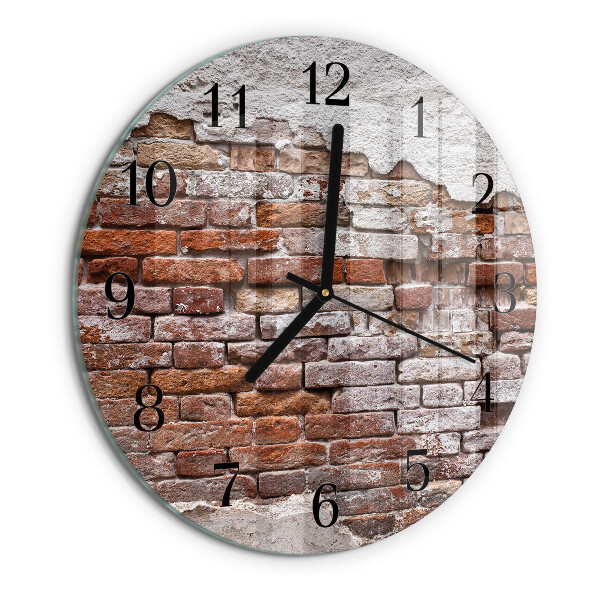Round wall clock Brick