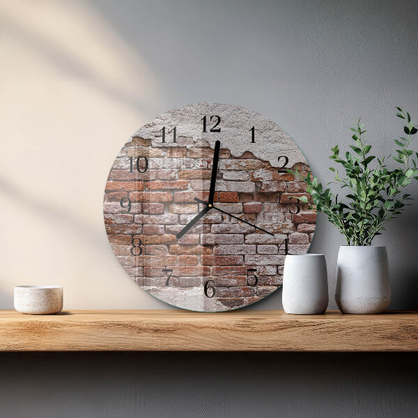 Round wall clock Brick