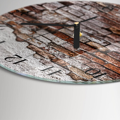 Round wall clock Brick