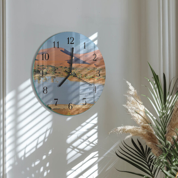 Round wall clock Desert