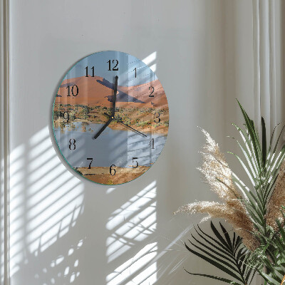 Round wall clock Desert