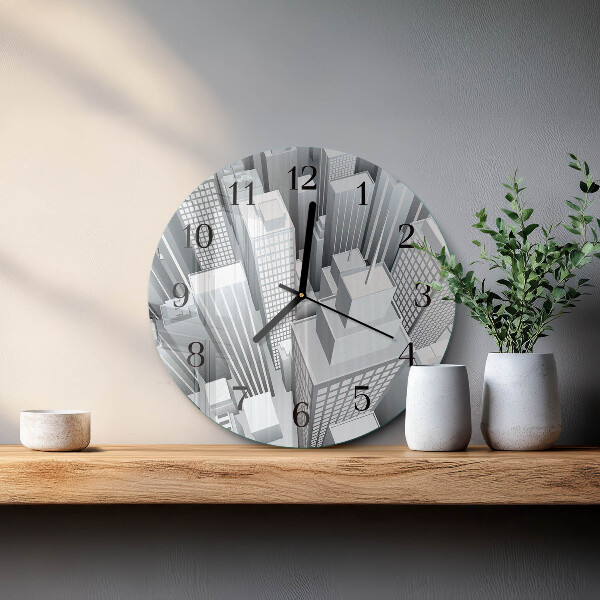 Round wall clock Buildings
