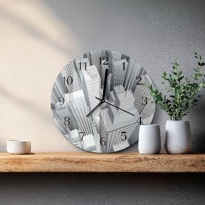 Round wall clock Buildings