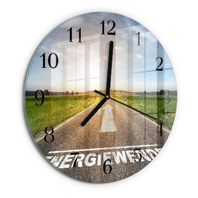 Round wall clock Path Field