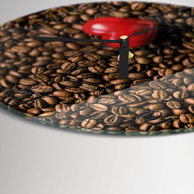 Round wall clock Coffee Beans