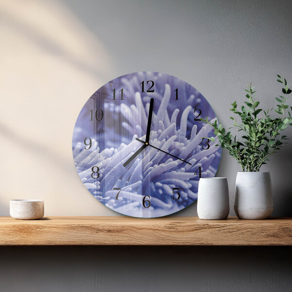 Round wall clock Anemone