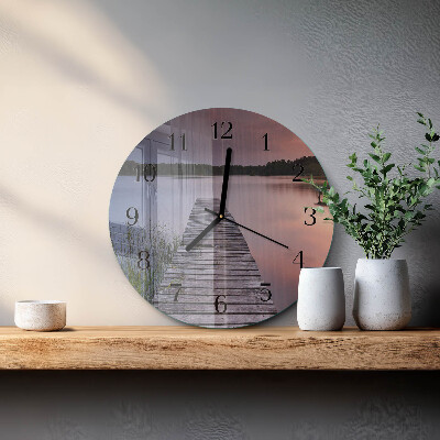 Round wall clock Bridge